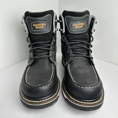 New Georgia Boot AMP LT Wedge Waterproof Moc-Toe Work Boot 9.5