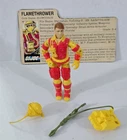 S-648 VINTAGE 1980'S HASBRO GI JOE BLOWTORCH - COMPLETE WITH FILE CARD