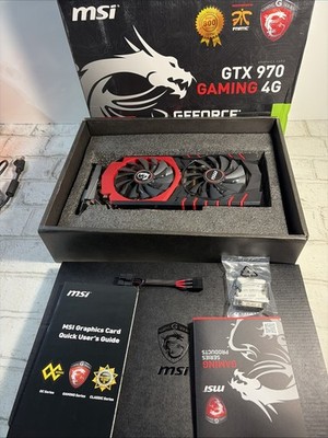 MSI NVIDIA GeForce GTX 970 4GB GDDR5 Graphics Card (GTX970GAMING4G)