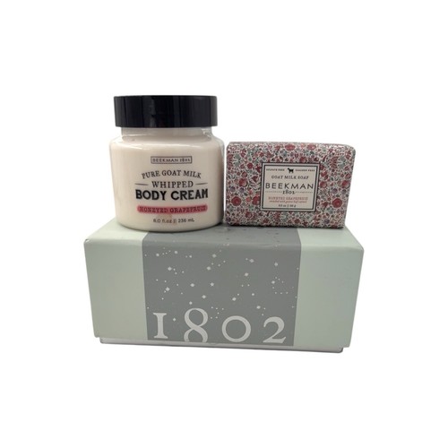 Beekman 1802 Honig Grapefruit Geschenkset - Schlagsahne & Ziegenmilchseife