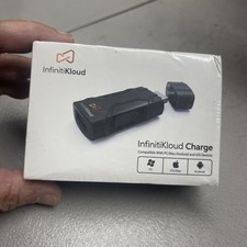 InfinitiKloud Charge USB Drive Compatible with Pc Mac Android IOS Devices