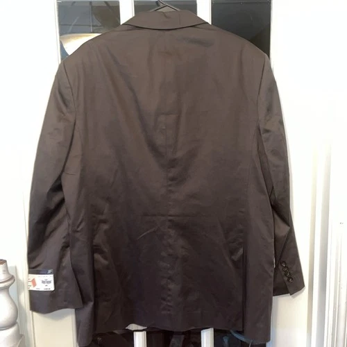 J. Ferrar Men's Blazer Suit Jacket Brown 36XS Brand New w/ Tag Formal Wear image 8