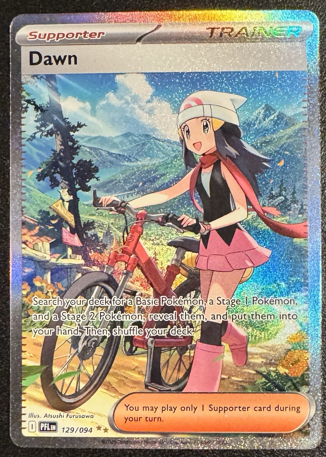 Dawn 129/94 SIR Pokemon Mega Evolution: Phantasmal Flames (LP)