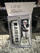 Maxx Crosby Raiders Piece Of The Game /25!! RARE!!