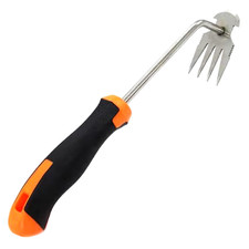 4 Teeth Manual Weed Puller Manganese Steel Hand Weeder Garden Uprooting Tool