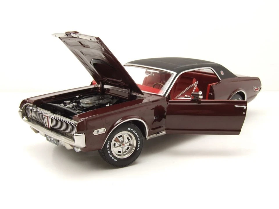Mercury Cougar XR7G 1968 Rosso Modellino Auto 1:18 Sun Star - Immagine 4 di 4