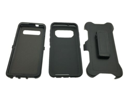 Funda/funda/cubierta resistente para Samsung Galaxy S10 (clip de cinturón se adapta a Otterbox Defender - Imagen 18 de 44