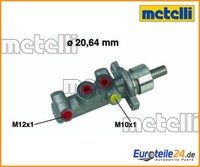 Hauptbremszylinder Metelli 05-0416 FüR Renault Clio Ii