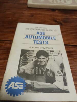 Vintage ASE Automobile Tests Booklet