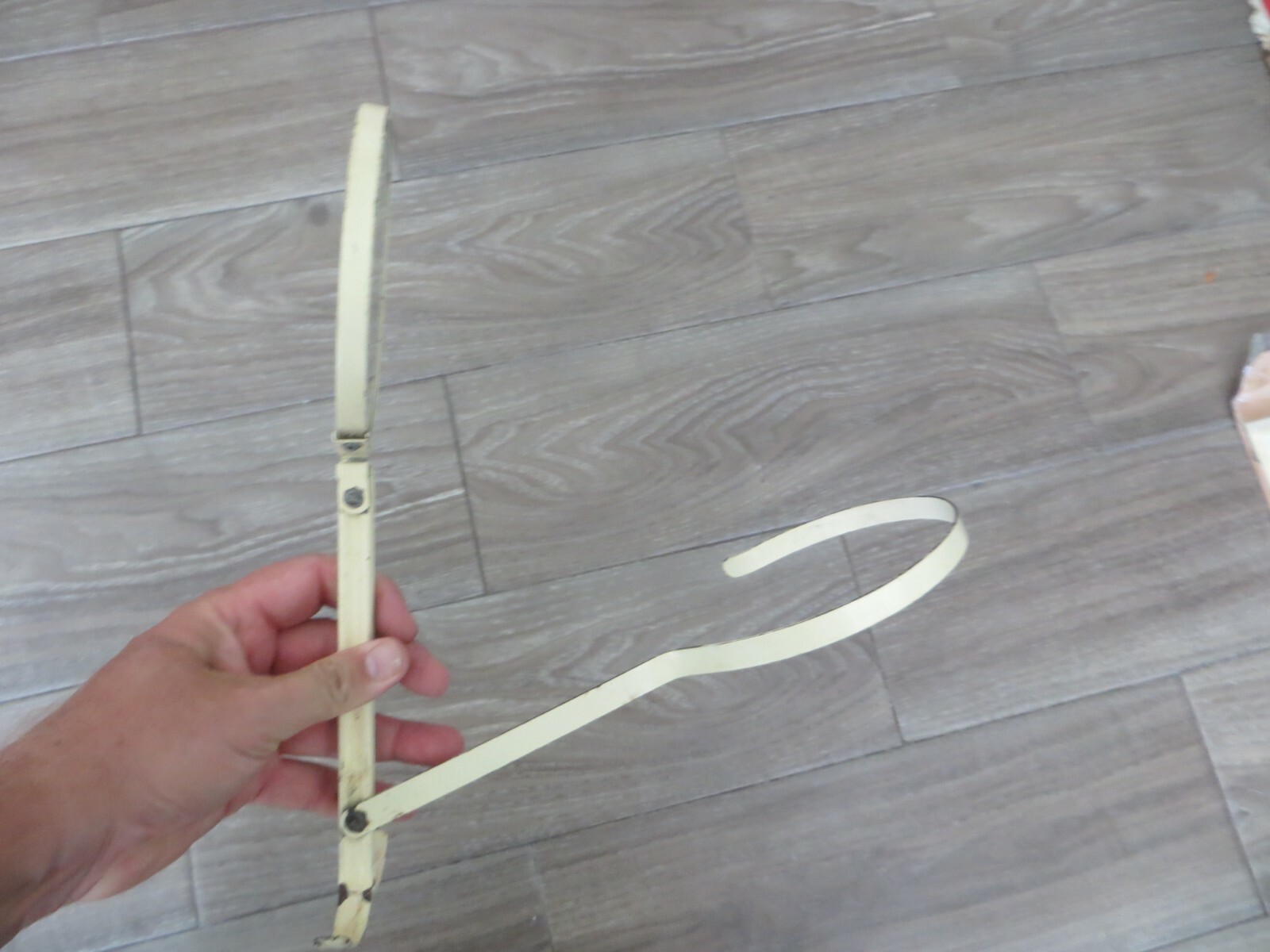 flip open neck brace dentist or barber hair stylist fold up double sided mirror