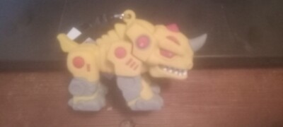 Godzilla Power Rangers Series 1 Figural Bag Clip Yellow Baragon Kaiju Zord