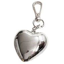 Fashion Heart Pendant Keychain Bag Charm Sweet Keyring for Valentines Day Gift