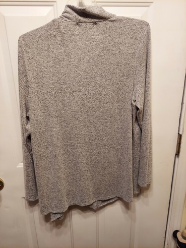Ladies Heather Gray Sweater/ Tunic, sz XXL by Apt.9 - Picture 2 of 3