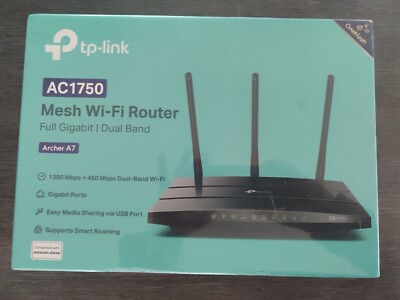 TP-Link Archer AC1750 Dual-Band Wi-Fi 5 Router - Black