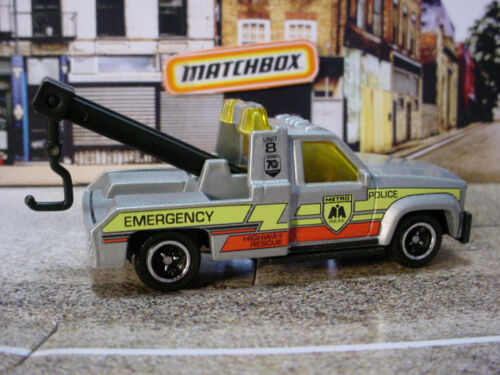 2023 MBX CITY DRIVERS II Special Edition GMC WRECKER☆silver;Police🔥Matchbox - Picture 2 of 3