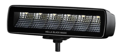 Hella 358176201 Universal Black Magic 6 L.E.D. Mini Light Bar Flood Beam