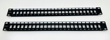 2x LOT Monoprice 24-port Keystone Jack Panel