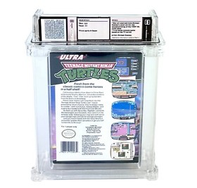 Nuovo NES Teenage Mutant Ninja Turtles TMNT sigillato in fabbrica WATA 8,5 grado cucitura ad H