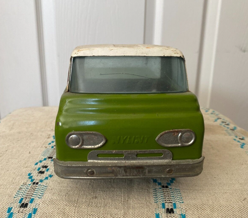 VINTAGE 1960'S Green NYLINT Ford JUNGLE WAGON Green Pressed Steel Truck - Picture 4 of 9