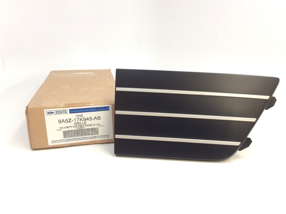 2009-2012 Lincoln MKS LH Front Lower Bumper Grille Cover OEM New
