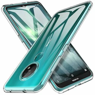 Nokia 7.2 / 6.2 Hülle AVANA Schutzhülle Klar Cover Slim Fit Case Transparent