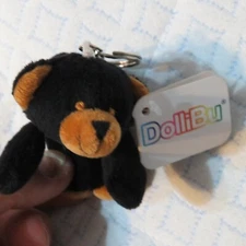 DolliBu BEAR Stuffed Animal Plush Keychain New with Tags