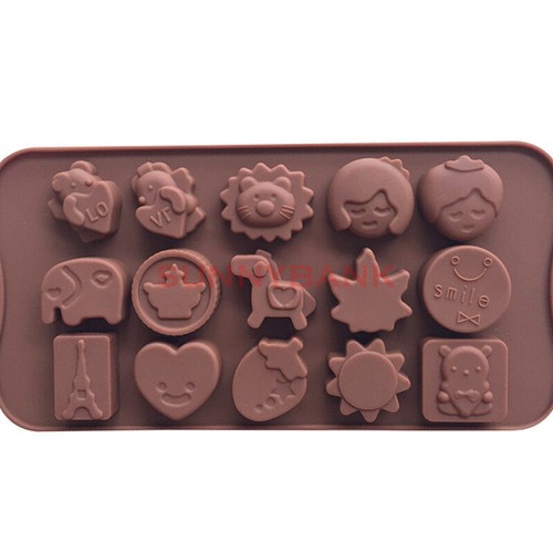 Chocolate Silicone Mould Cake Ice Tray Jelly Candy Cookie Baking Number - Picture 30 of 79