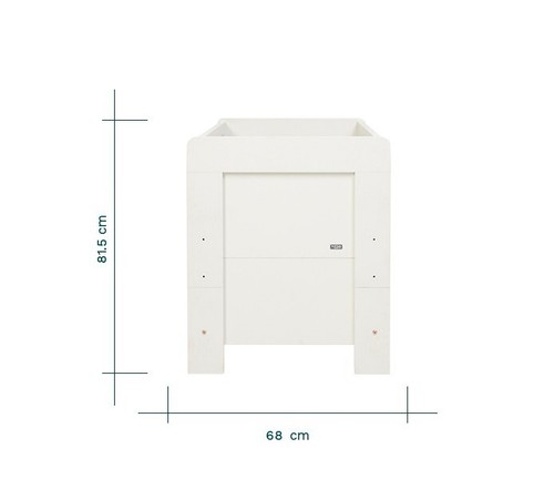 Tutti Bambini Alba Mini 3 in 1 Cot bed Toddler bed & Sofa White 120 x 60cm 0m-6Y - Picture 10 of 12