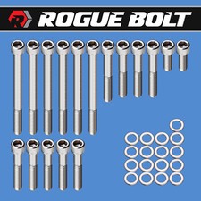 Bbf Water Pump Timing Cover Bolts Stainless Steel Kit Big Block Ford 429 460