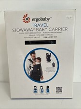 Ergobaby Travel Stowaway Baby Carrier, Navy Color, Retail 115 EXC with Box