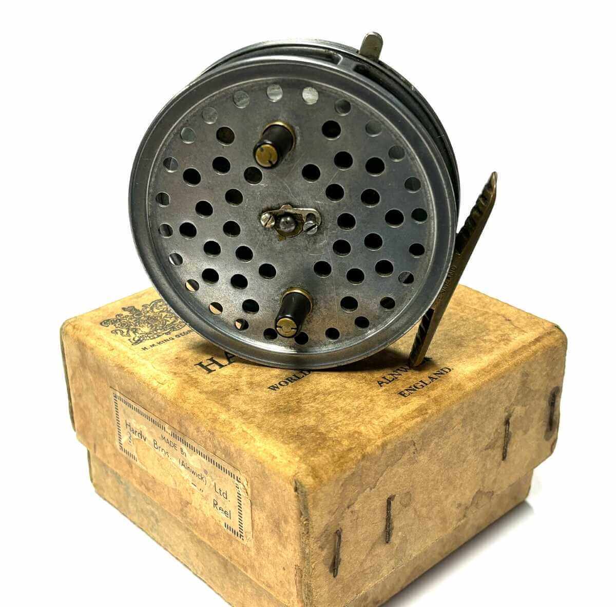 Hardy Eureka Vintage Alloy Trotting Centrepin Reel With Side