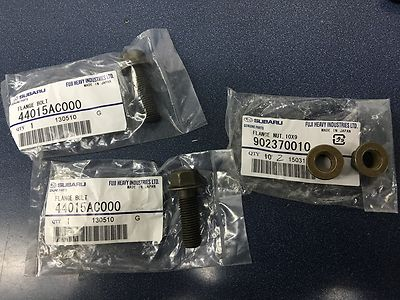 #ad #ad Genuine SUBARU OEM Yipe Pipe To Cat Converter Pipe Bolts amp; Nuts Kit 1993 2006 $26.75
