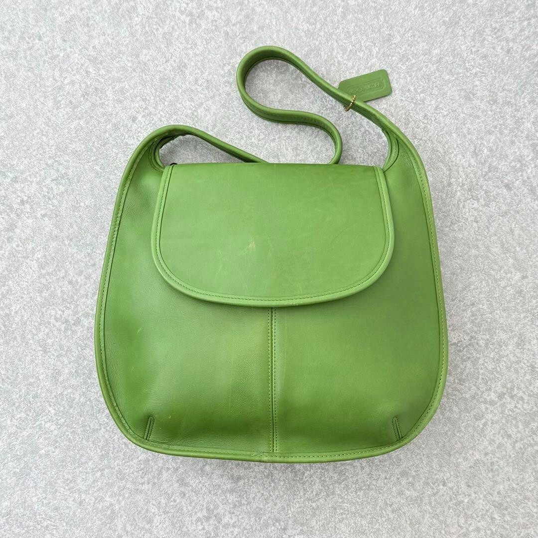 バッグ VINTAGE OLD COACH ERGO FLAP SHOPPER BAG OLD COACH Ergo Flap Shopper Shoulder Bag Purse - RARE Leaf