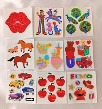 Vintage Sandylion Sticker 1 Mod- Choose - Peacock, Lips, Clown, Houses and more