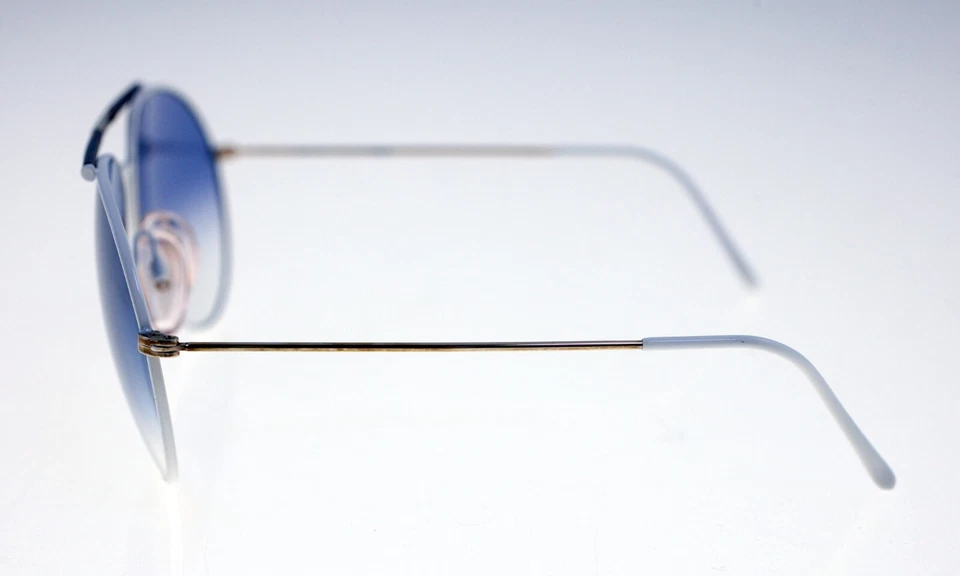 Gafas de sol pequeñas blancas/doradas The Boeing Collection by Carrera 5706 70 - circa años 80 Foto 3 de 4