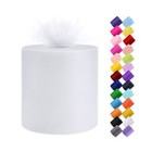 New ListingTulle Fabric Roll, 6” by 200 Yards (600Ft) Tulle Organza Fabric Spool for