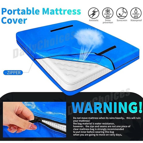 Protective Mattress Storage Bag for Moving and Storage - Picture 8 of 18