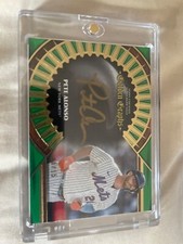 2023 Pete Alonso Golden Graphs Autograph card Topps Five Star green refractor /1