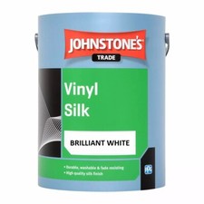 Johnstone's Trade Vinyl Silk Brilliant White 2.5 L Paint