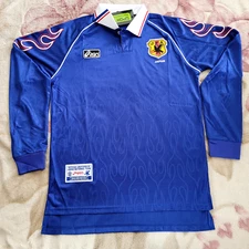 Japan Soccer Jersey Retro Blue Edition Short/Long Sleeve S,M,L,XL,XXL