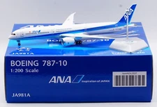 SQ Wings 1:200 All Nippon Airways Boeing B787-10 Diecast Aircraft Model JA981A