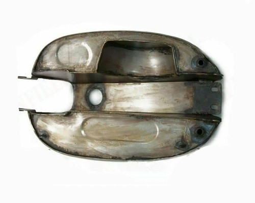Petrol Fuel Tank Raw Steel Black Shadow Vincent HRD Reproduction - Picture 3 of 6