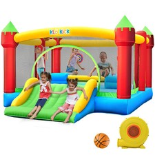 Commercial Bounce House Inflatable Slide Bouncer Large Bouncy Castle with Blower