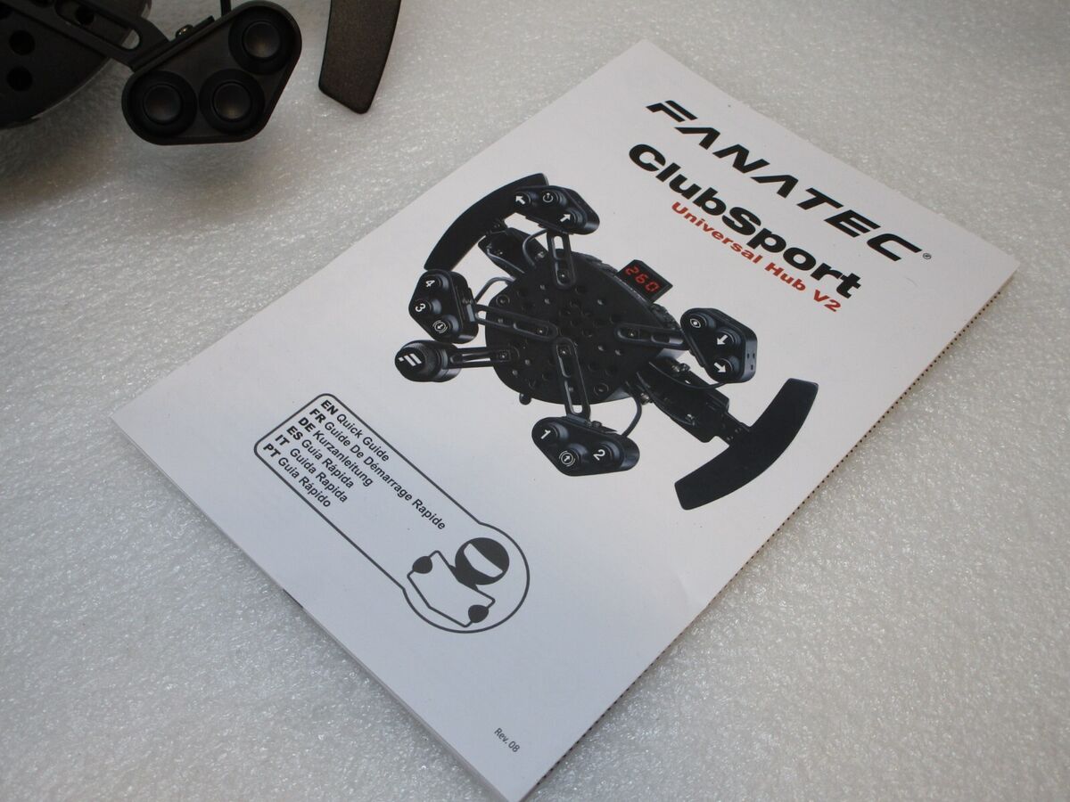 Fanatec ClubSport Universal Hub V2 (CS UH-V2) -Read Fanatec ClubSport Universal Hub V2 (CS UH-V2) -Read