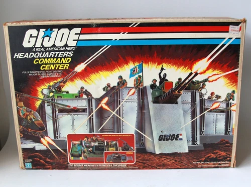 GI JOE ARAH HEADQUARTERS COMMAND CENTER - 1983 - WITH BOX AND INSERTS