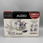 Hercules Muse Audio Interface Pocket Game surround Audio USB 5.1 Sound Card New
