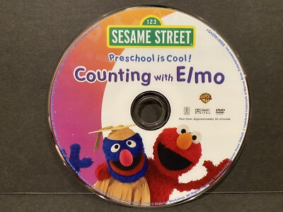 Sesame Street Preschool Is Cool Counting With Elmo Dvd 10 Ebay