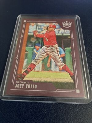 2022 Panini Diamond Kings Joey Votto PLUM FRAMED SP #43! (H1)