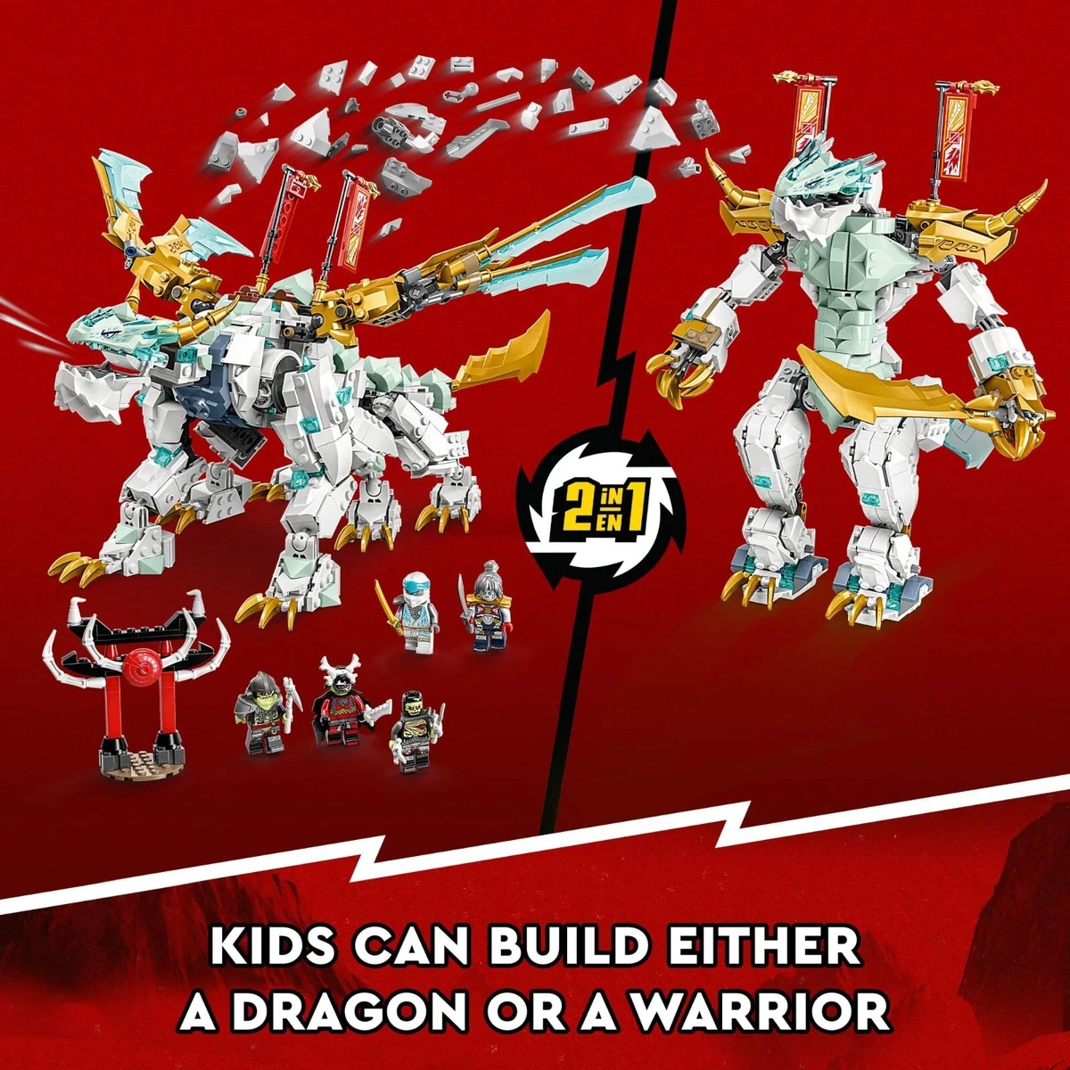 Building Kit Lego Ninjago - Zane's Ice Dragon, Posters, gifts, merchandise