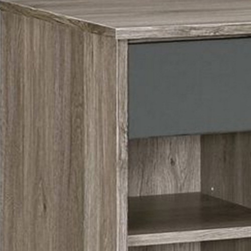 Benjara 16" Wood Shoe with 1 and 4 Open Compartments in